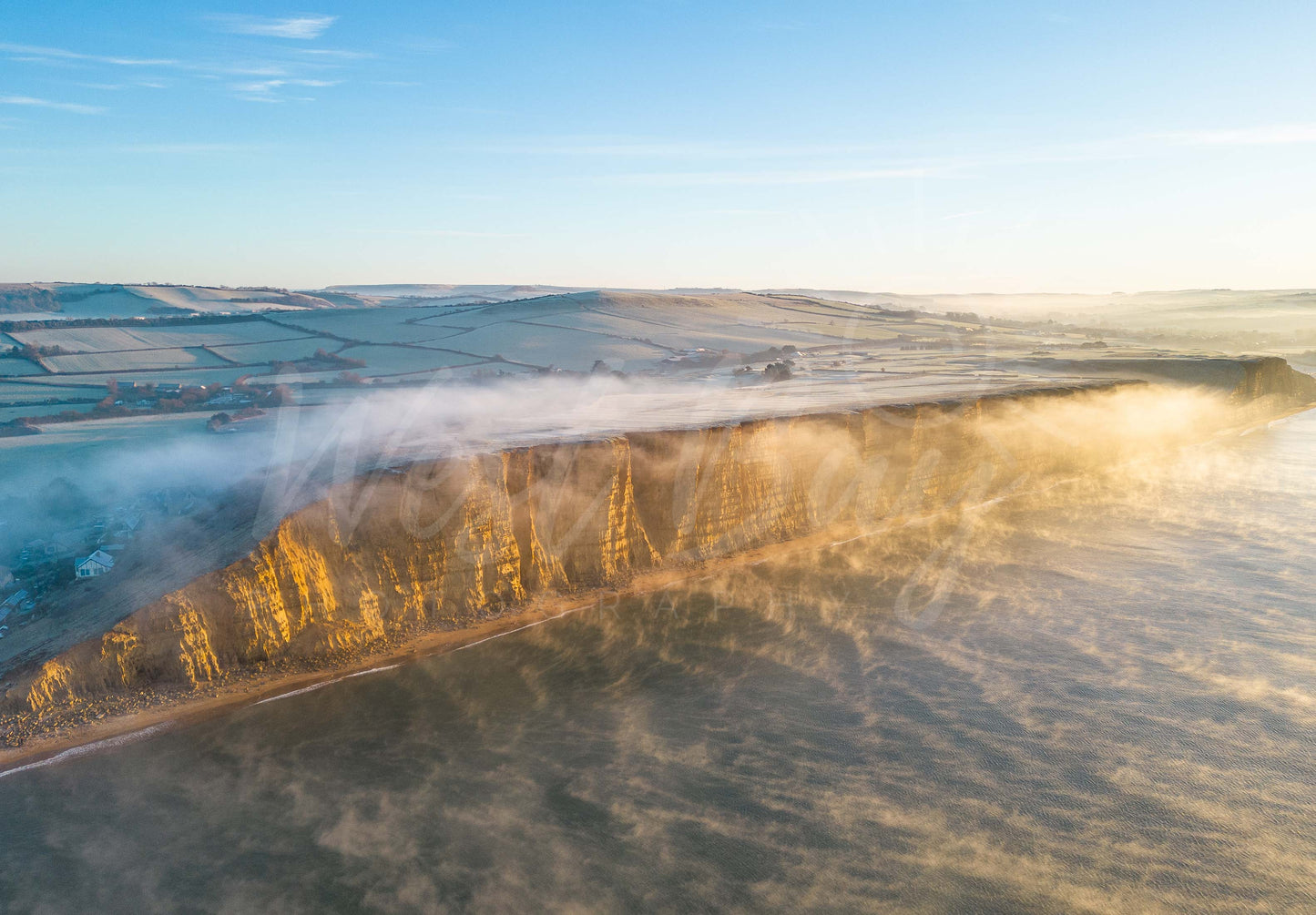 East Cliff in The Mist 1 - West Bay | Dorset